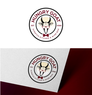 Logo Design by Yummy Art for Hungry Goat LLC  | Design: #27645685