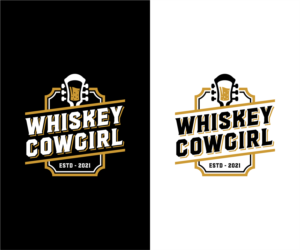 Whiskey Cowgirl , established 2021,  | Logo-Design von Patria Creative
