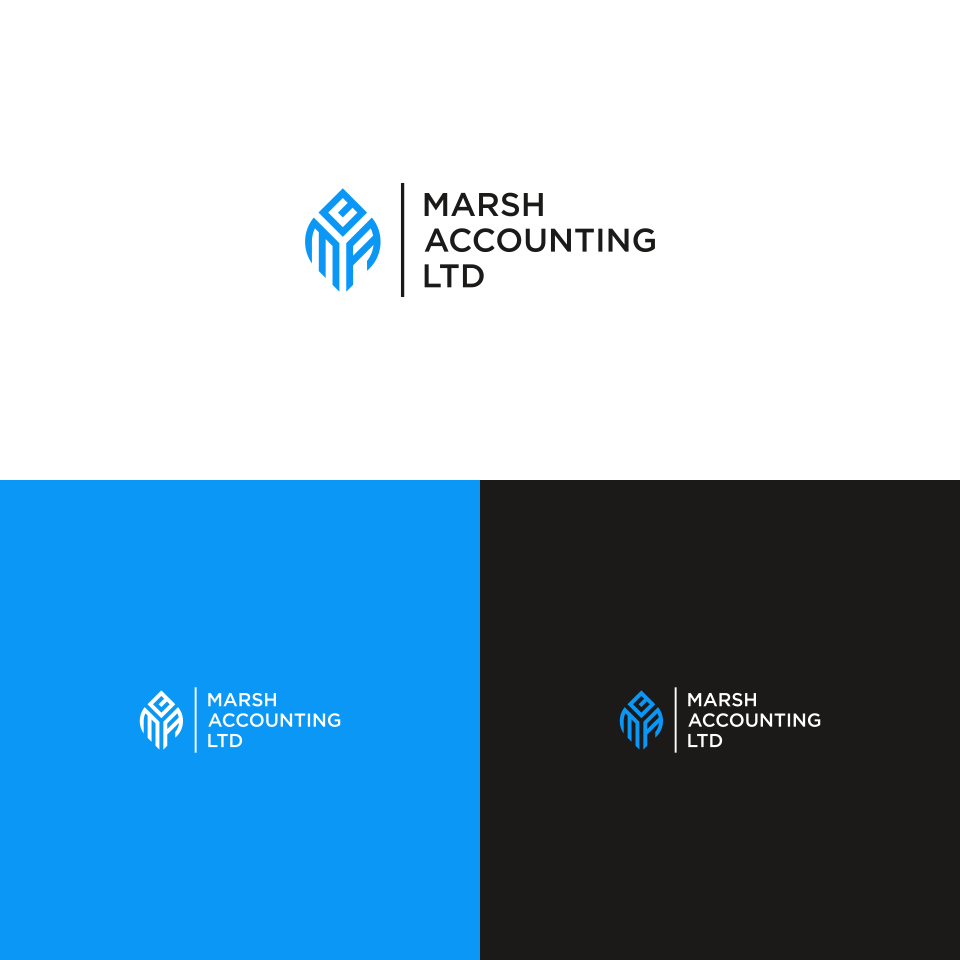 Logo- und Visitenkarten-Design von jinbai für Marsh Accounting Ltd | Design #27628390