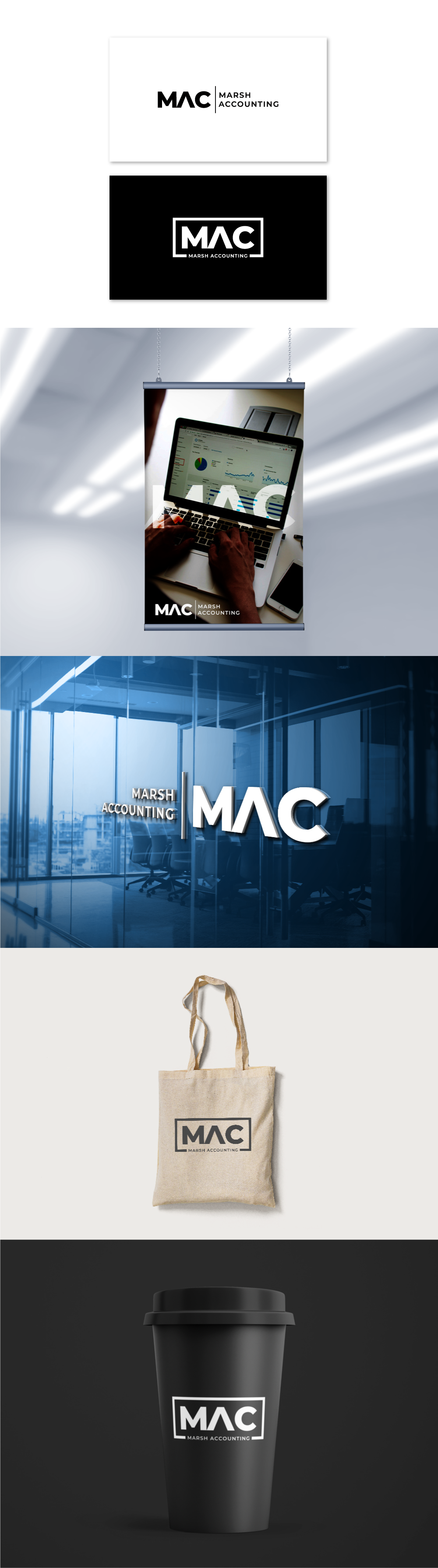 Logo- und Visitenkarten-Design von ZULLU für Marsh Accounting Ltd | Design #27654520