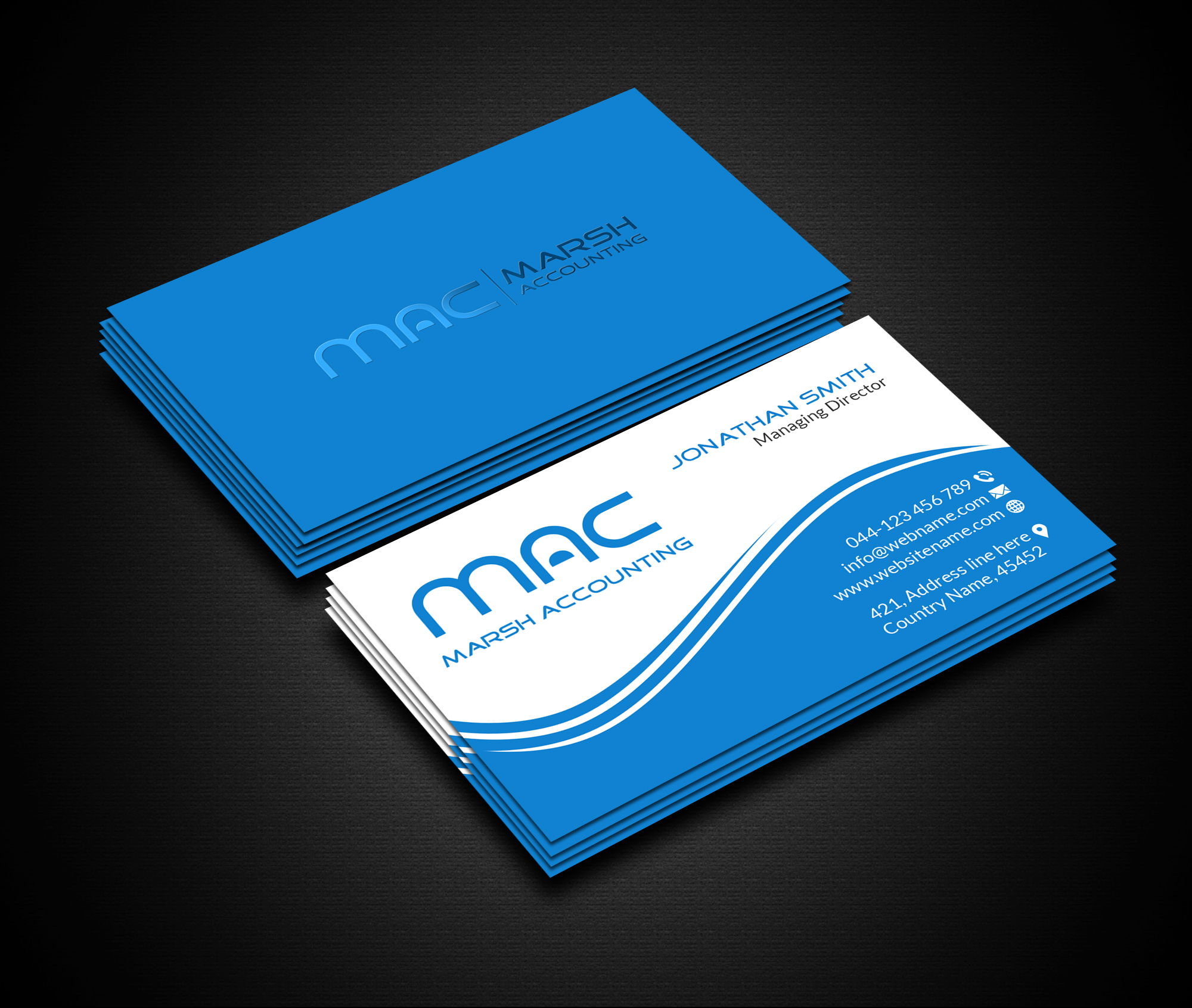 Design de Logo et Carte de Visite par Creations Box 2015 pour Marsh Accounting Ltd | Design #27632360