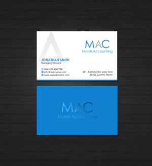 Diseño de Logo y Tarjeta de Presentación por Creations Box 2015 para Marsh Accounting Ltd | Diseño: #27632372