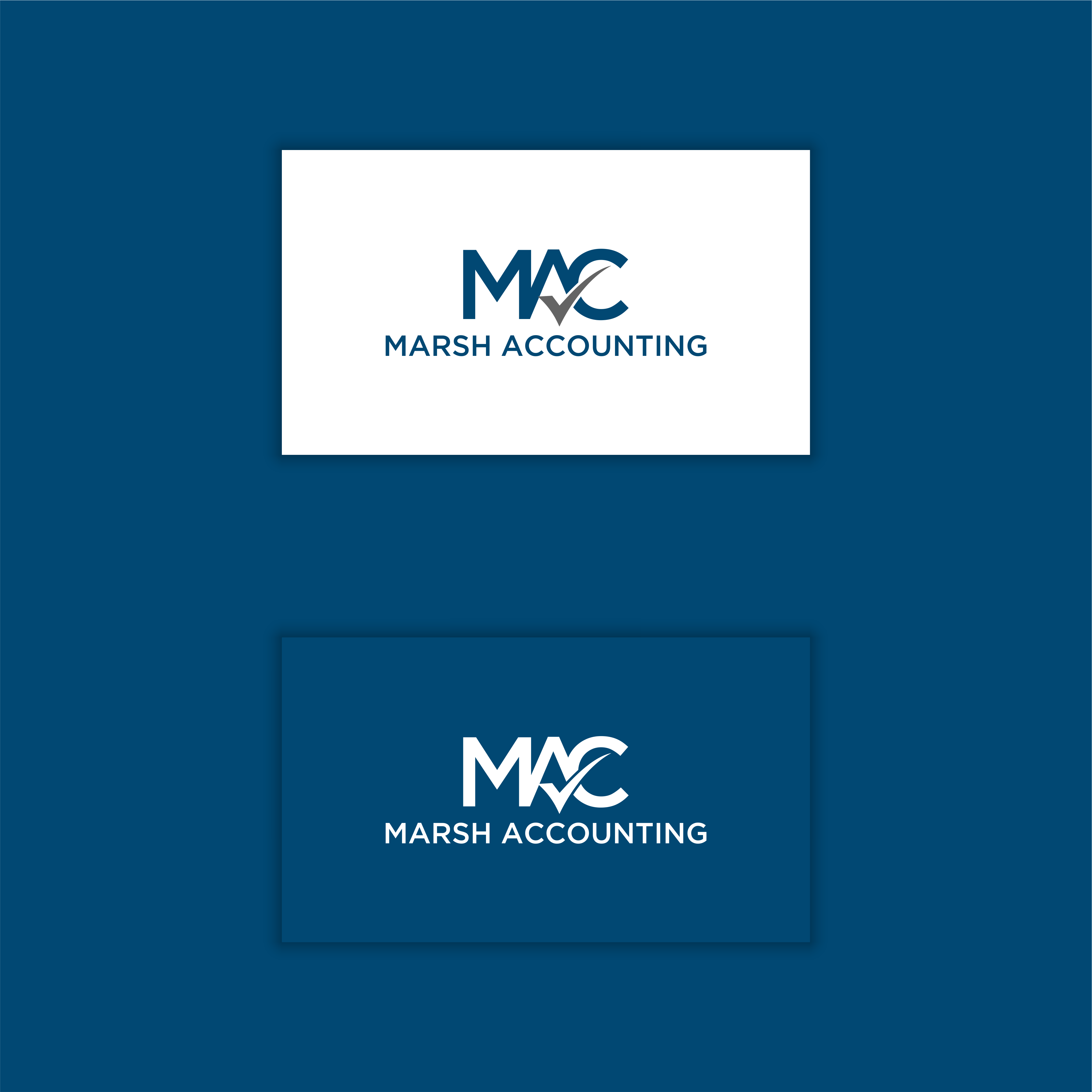 Logo and Business Card Design by achil78 for Marsh Accounting Ltd | Design #27625178
