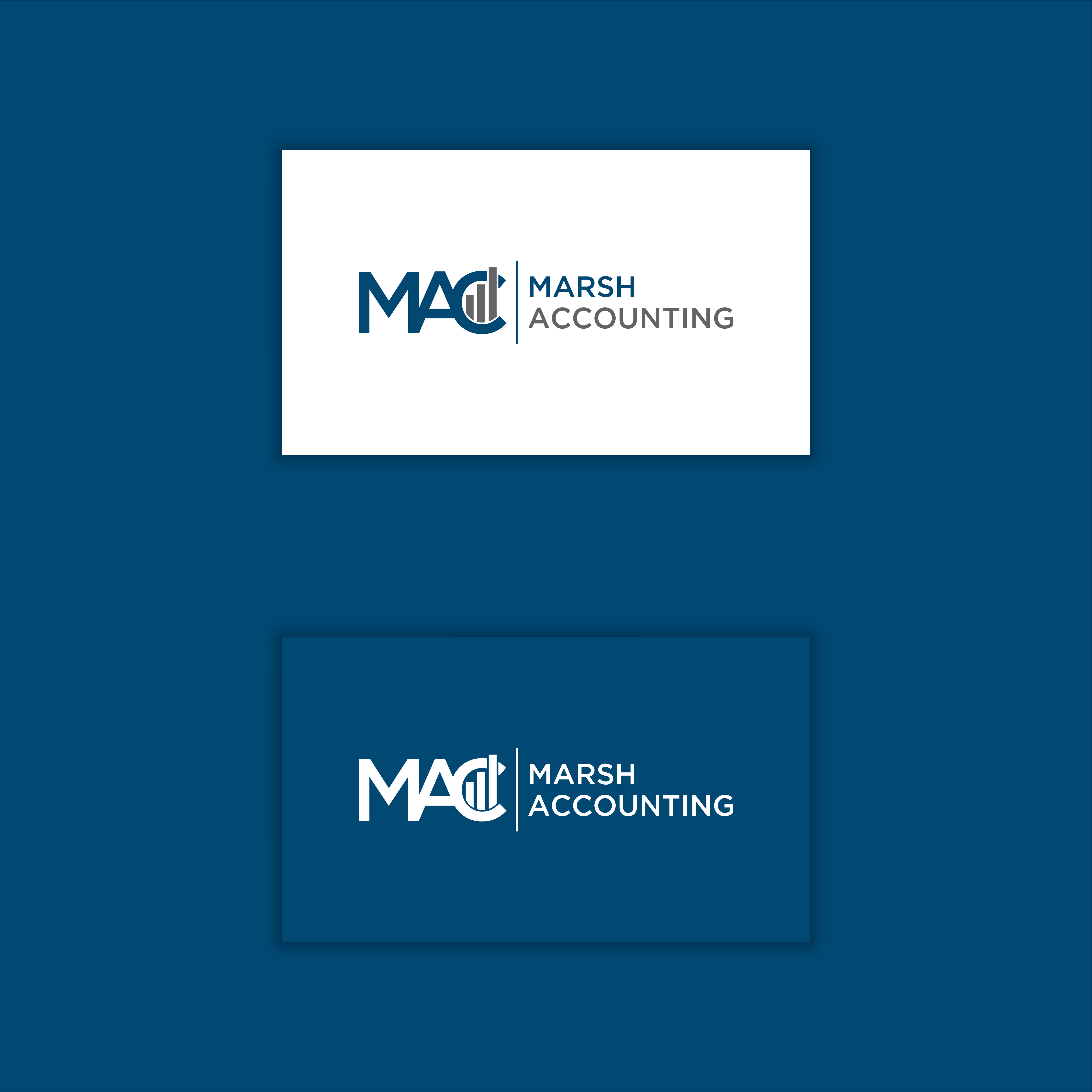 Logo and Business Card Design by achil78 for Marsh Accounting Ltd | Design #27628203