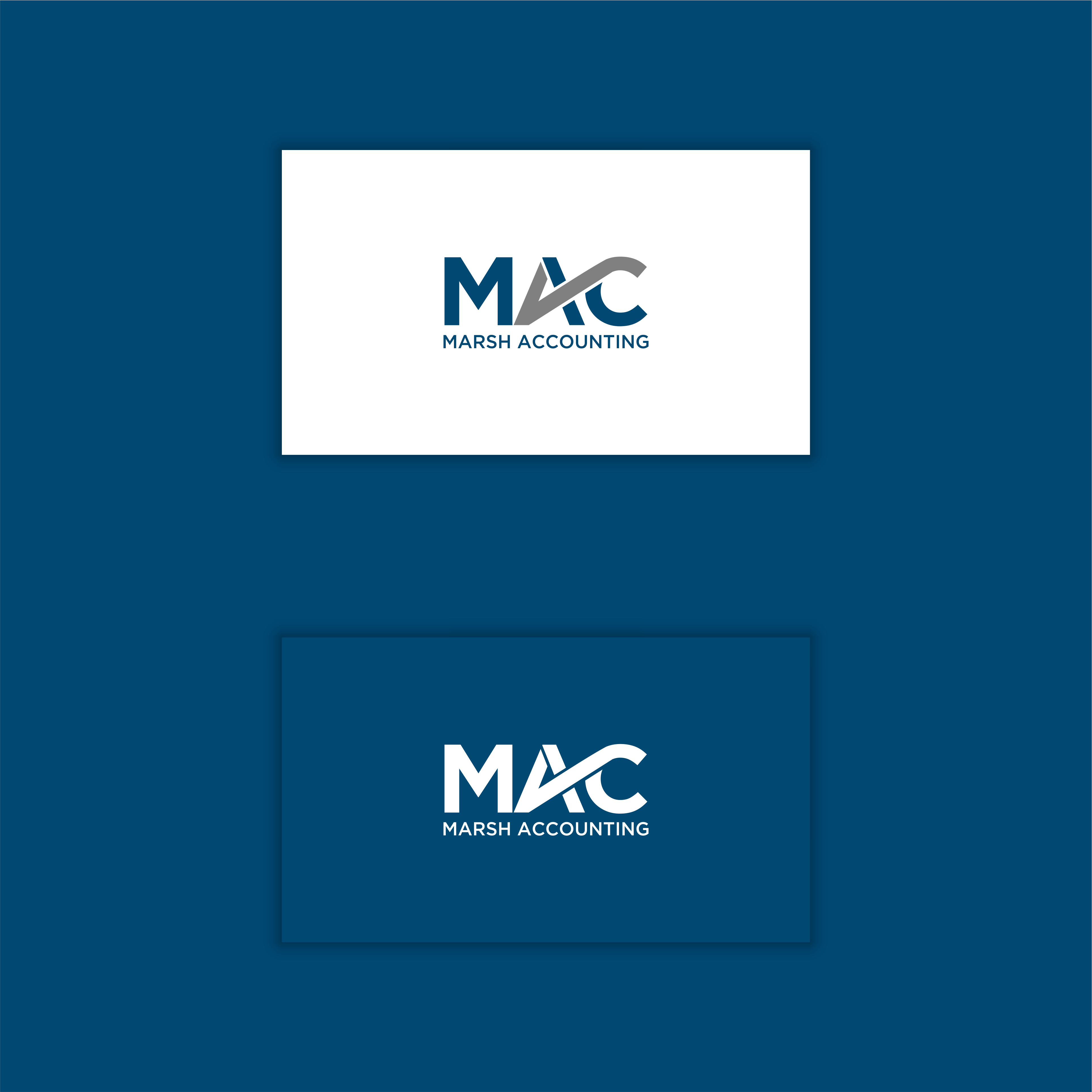 Logo and Business Card Design by achil78 for Marsh Accounting Ltd | Design #27651324
