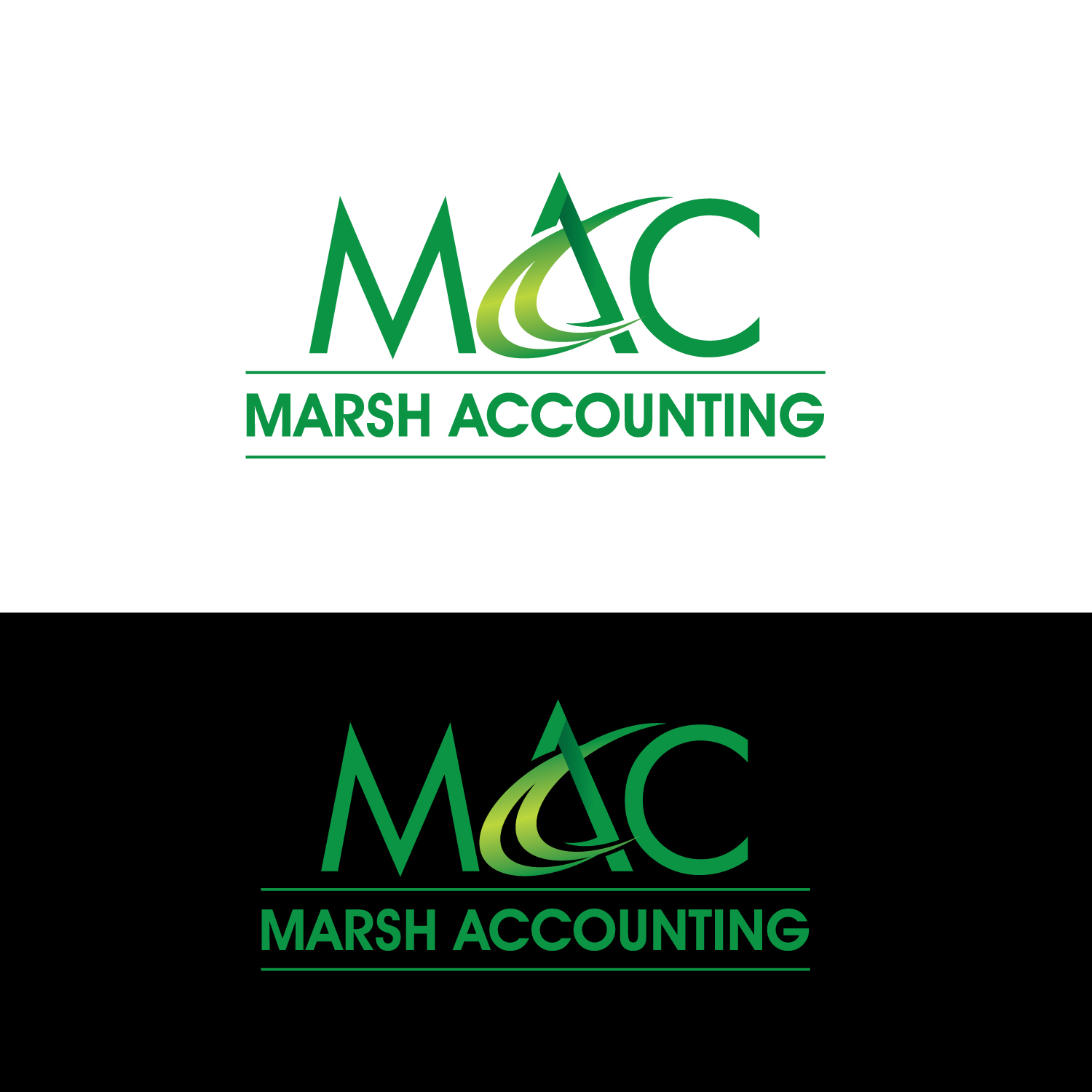 Logo- und Visitenkarten-Design von GODDREAMCREATION für Marsh Accounting Ltd | Design #27654760