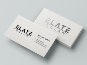 Business Card Design by RENEXIT for Elate Solar | Design: #27637931