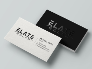 Business Card Design by RENEXIT for Elate Solar | Design: #27637937