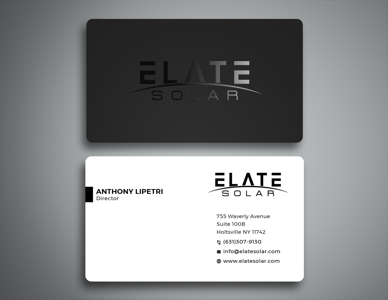 Design de Carte de Visite par Creative Moon Design pour Elate Solar | Design #27625661