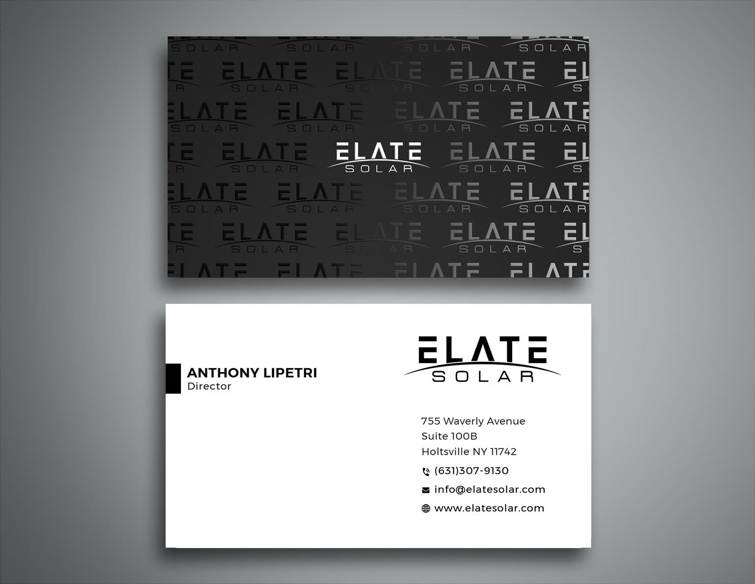 Design de Carte de Visite par Creative Moon Design pour Elate Solar | Design #27625662
