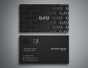 Design de Carte de Visite par Creative Moon Design pour Elate Solar | Design : #27625664