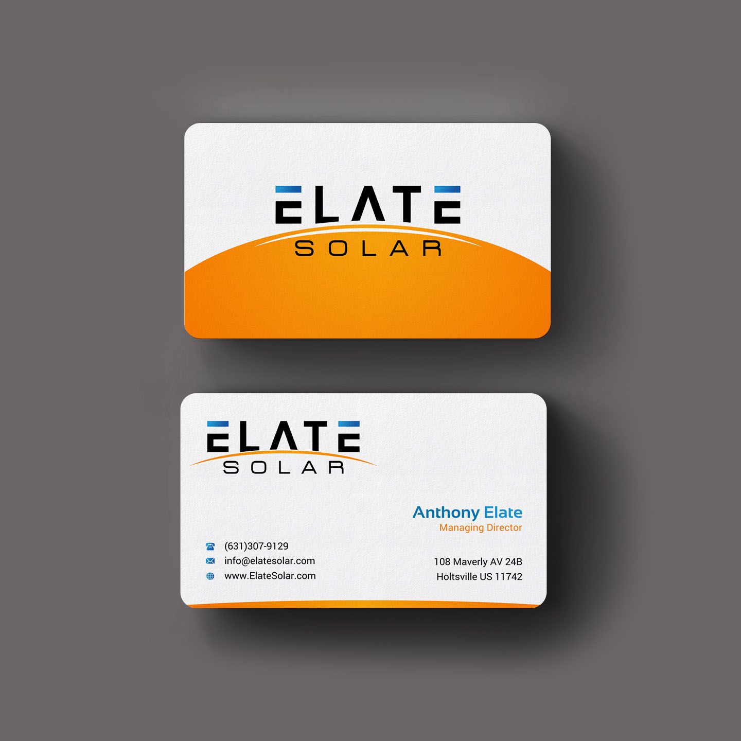 Diseño de Tarjeta de Presentación por INDIAN_Ashok para Elate Solar | Diseño #27625774