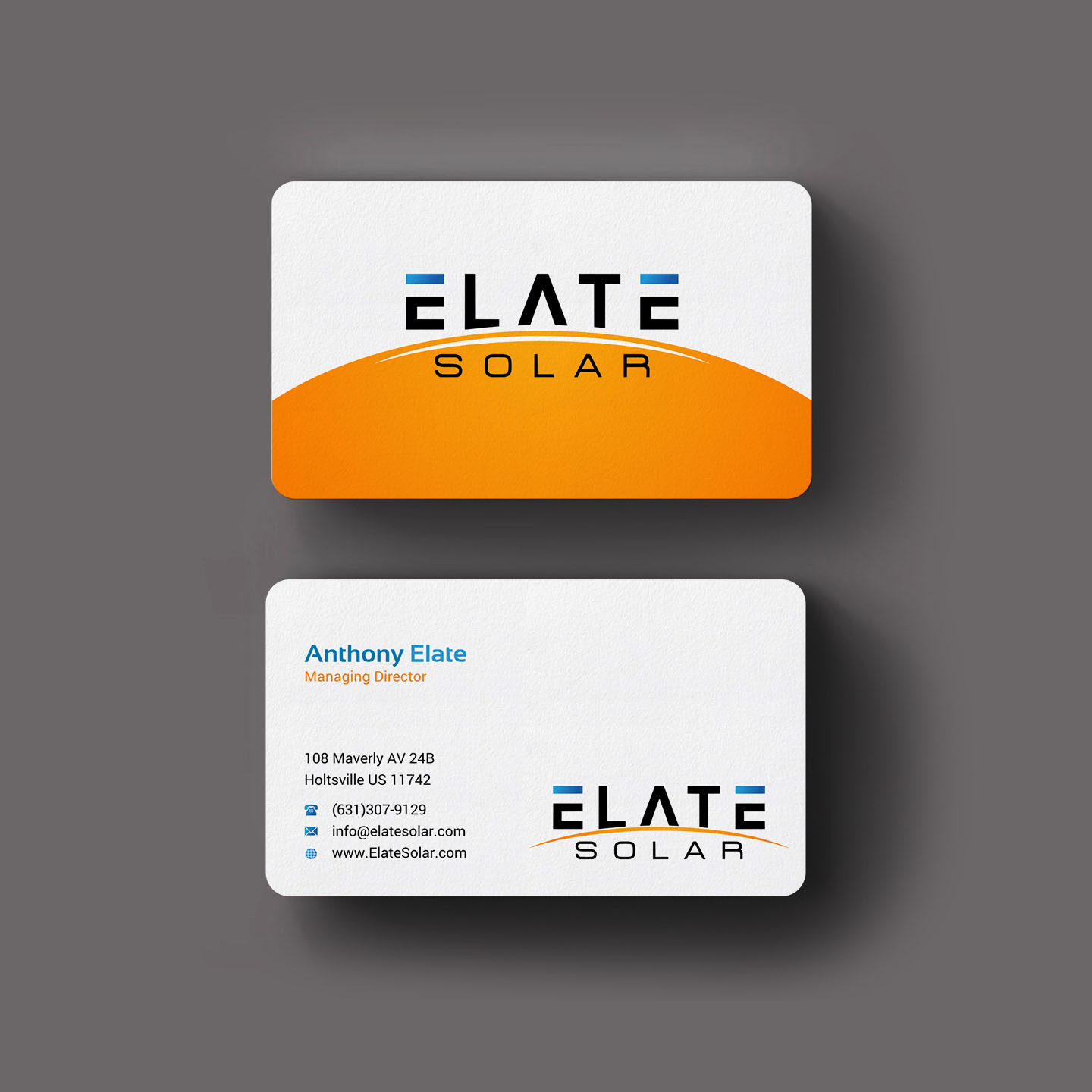 Design de Carte de Visite par INDIAN_Ashok pour Elate Solar | Design #27625784