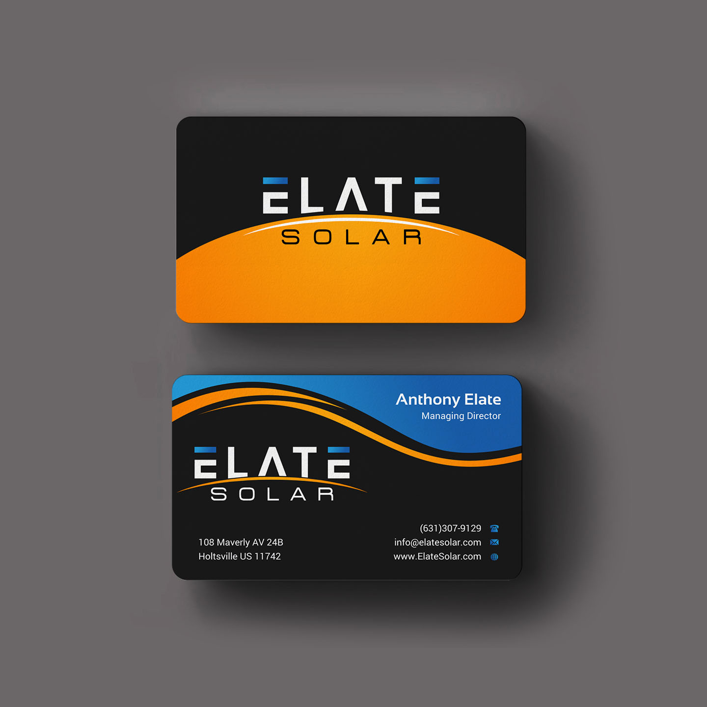 Diseño de Tarjeta de Presentación por INDIAN_Ashok para Elate Solar | Diseño #27625791