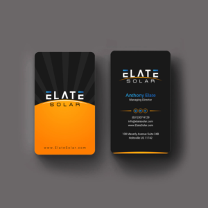 Visitenkarten-Design von INDIAN_Ashok für Elate Solar | Design: #27625796