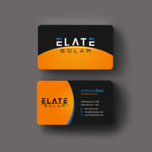 Visitenkarten-Design von INDIAN_Ashok für Elate Solar | Design: #27625797