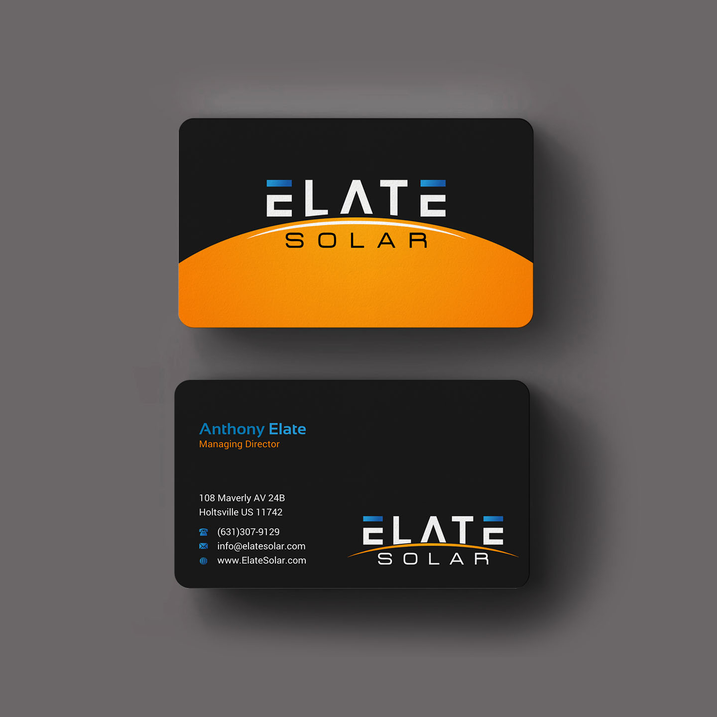 Diseño de Tarjeta de Presentación por INDIAN_Ashok para Elate Solar | Diseño #27625800