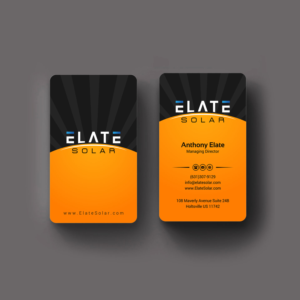 Visitenkarten-Design von INDIAN_Ashok für Elate Solar | Design: #27625802