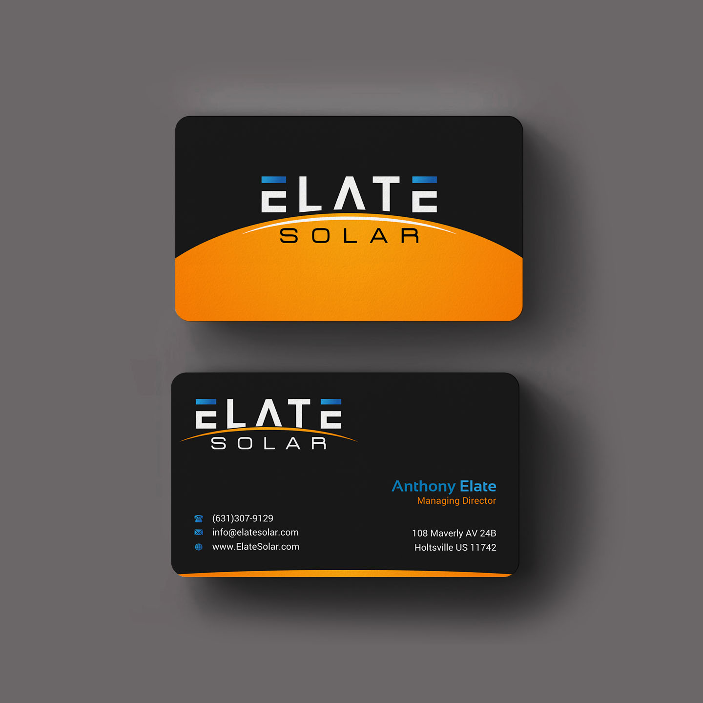 Diseño de Tarjeta de Presentación por INDIAN_Ashok para Elate Solar | Diseño #27625805