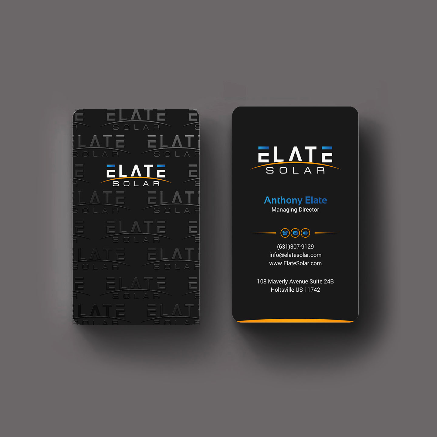 Diseño de Tarjeta de Presentación por INDIAN_Ashok para Elate Solar | Diseño #27625807