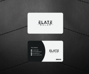 Business Card Design by Pixelon Studio for Elate Solar | Design: #27624332
