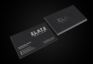 Design de Carte de Visite par Creations Box 2015 pour Elate Solar | Design : #27626548