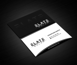 Design de Carte de Visite par Creations Box 2015 pour Elate Solar | Design : #27626554