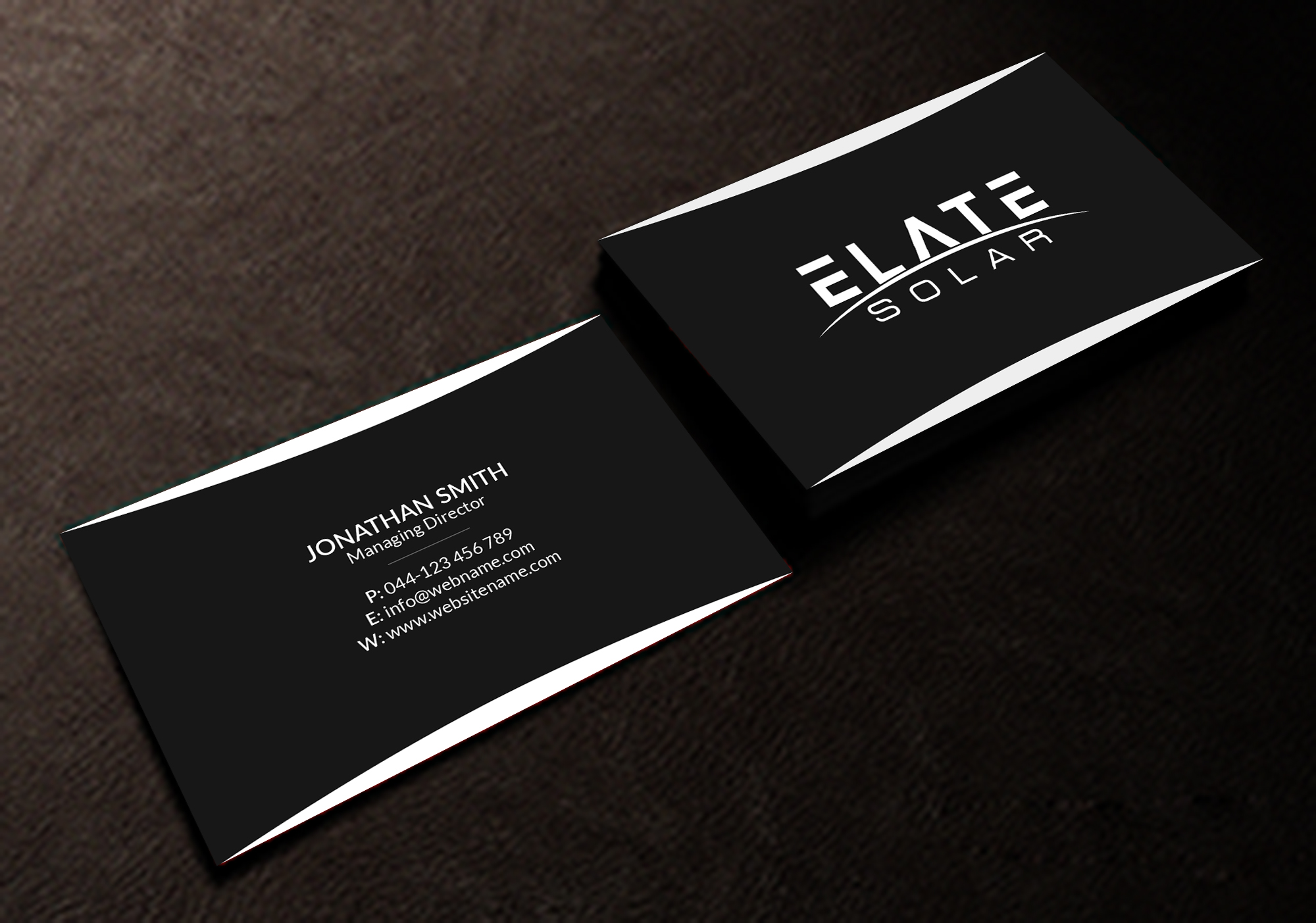 Diseño de Tarjeta de Presentación por Creations Box 2015 para Elate Solar | Diseño #27626556