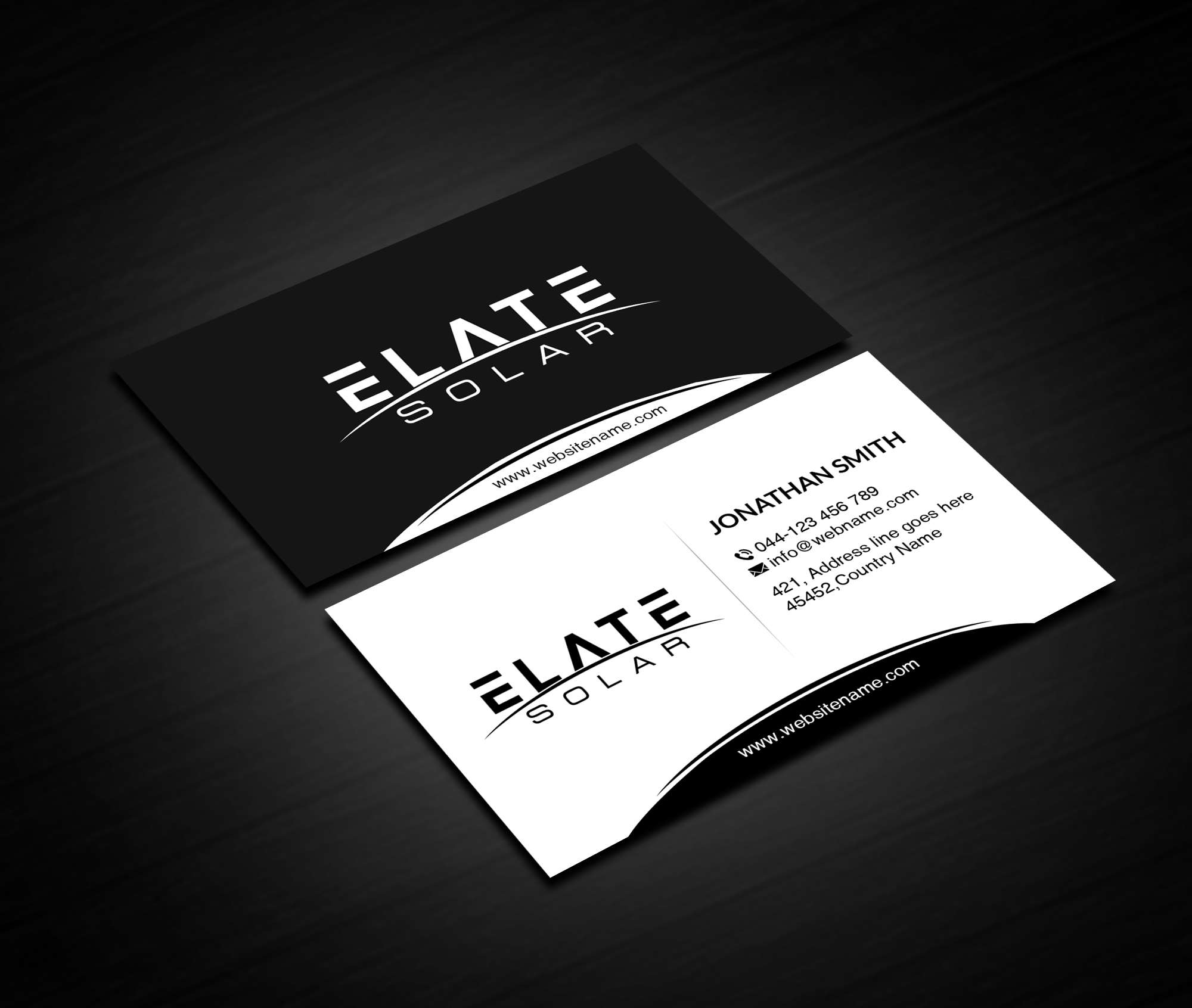 Diseño de Tarjeta de Presentación por Creations Box 2015 para Elate Solar | Diseño #27626557