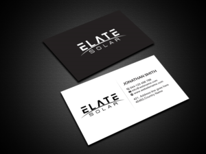 Design de Carte de Visite par Creations Box 2015 pour Elate Solar | Design : #27629497