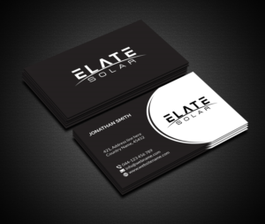 Business Card Design by Creations Box 2015 for Elate Solar | Design: #27629498