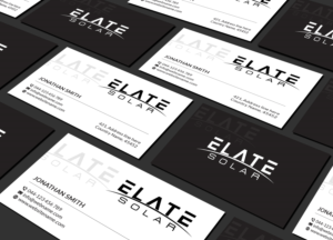 Business Card Design by Creations Box 2015 for Elate Solar | Design: #27629500