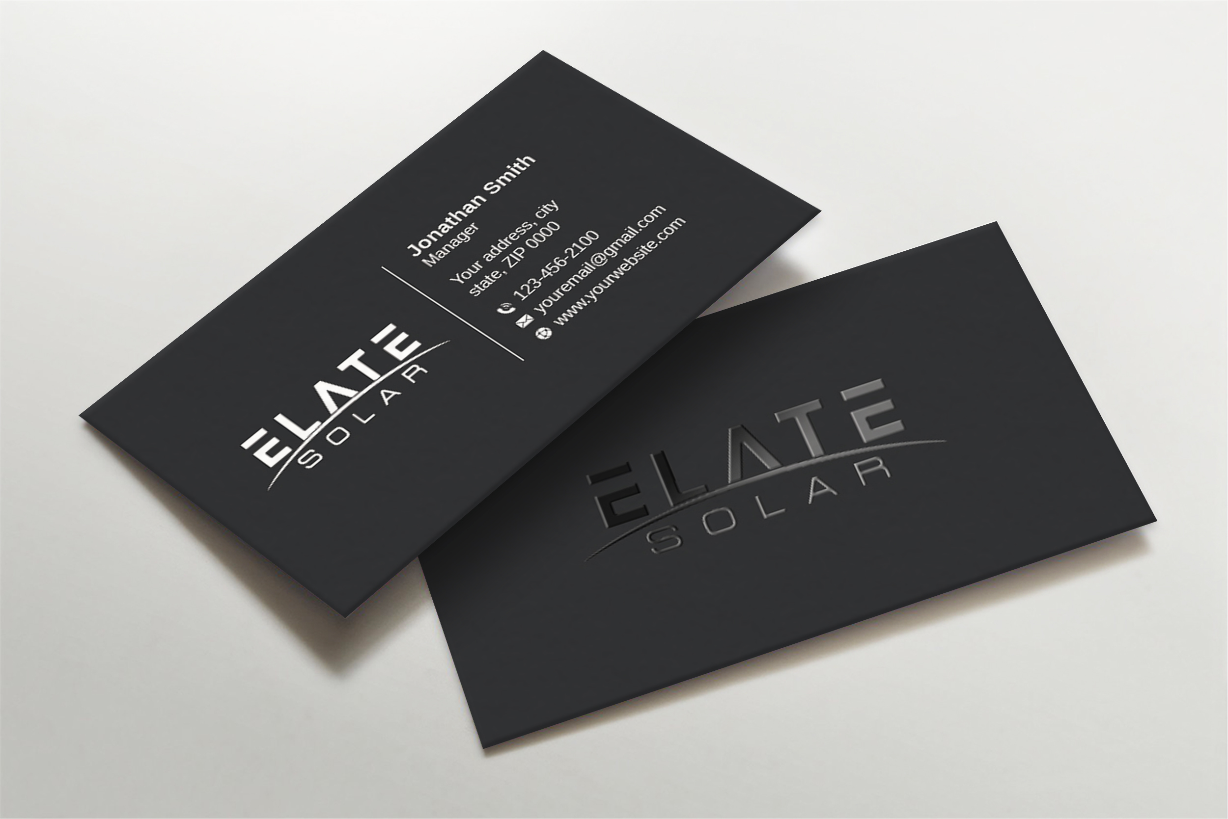 Design de Carte de Visite par LAXMI DESIGNHUB pour Elate Solar | Design #27630808