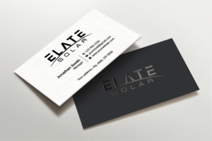 Business Card Design by LAXMI DESIGNHUB for Elate Solar | Design: #27630809