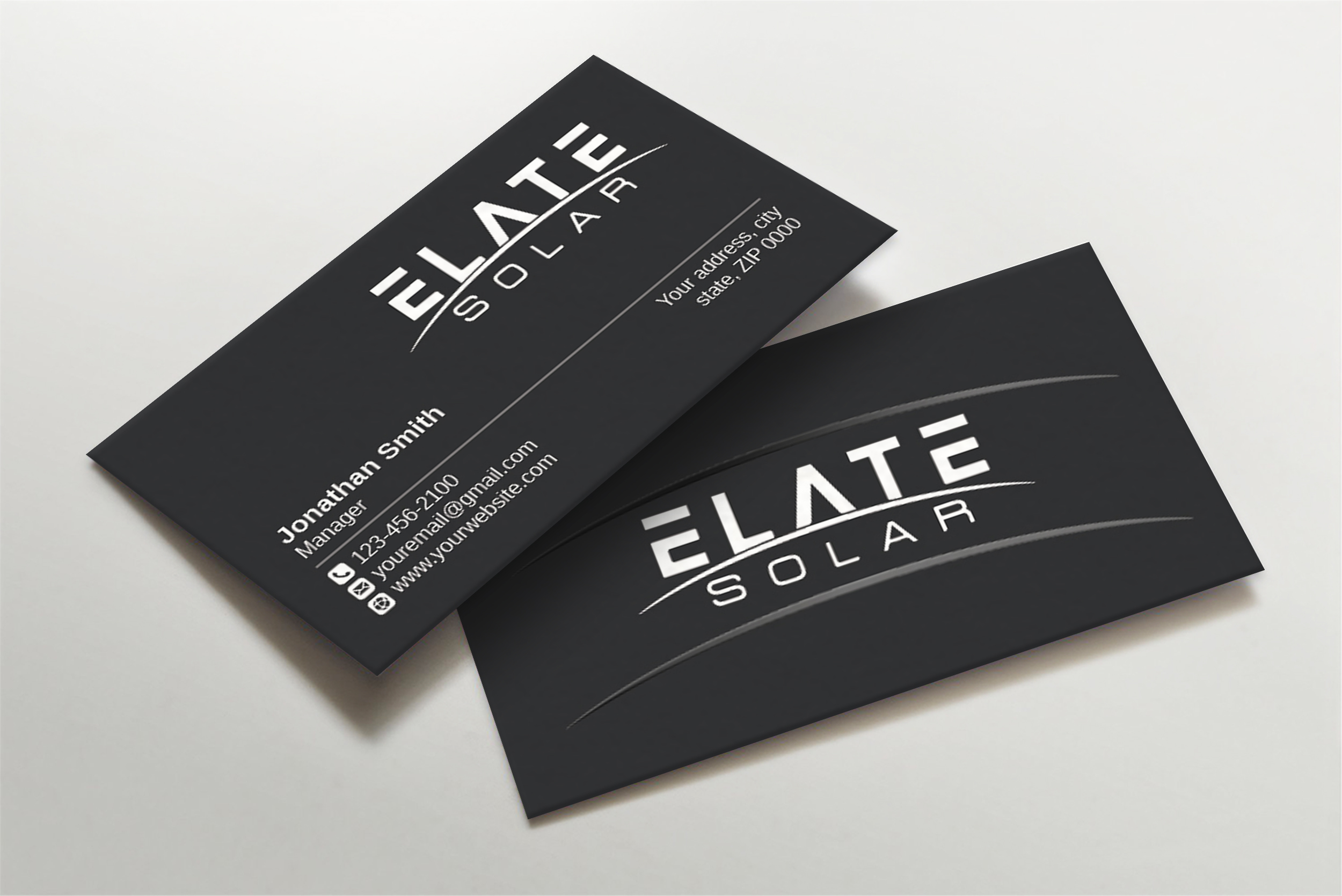 Design de Carte de Visite par LAXMI DESIGNHUB pour Elate Solar | Design #27630814