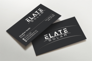 Business Card Design by LAXMI DESIGNHUB for Elate Solar | Design: #27630814
