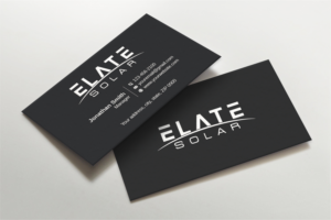 Business Card Design by LAXMI DESIGNHUB for Elate Solar | Design: #27630815