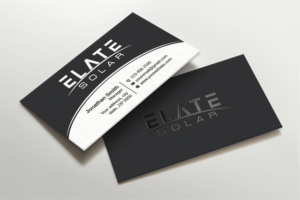 Business Card Design by LAXMI DESIGNHUB for Elate Solar | Design: #27630816