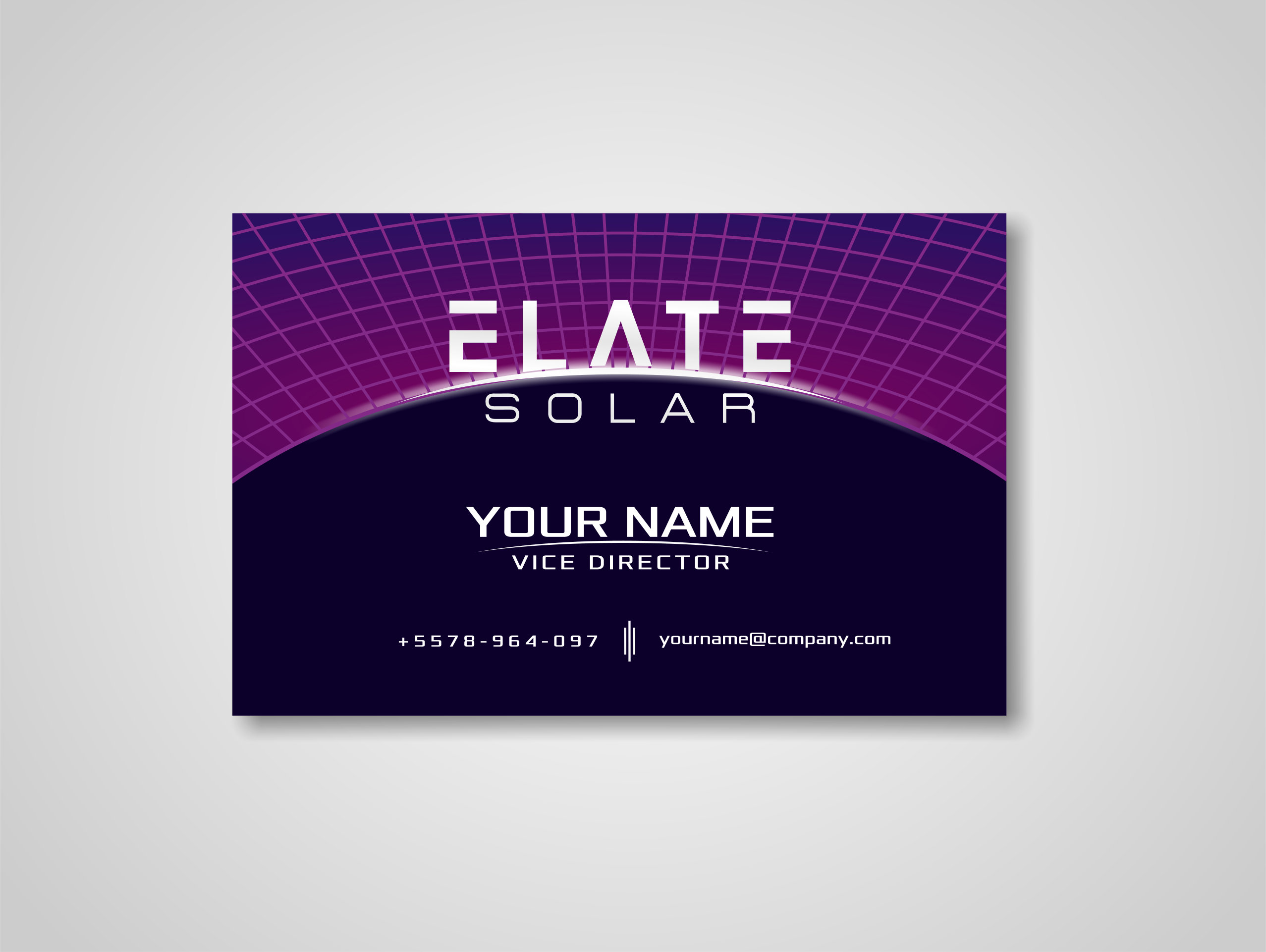 Business Card Design by Mahdiduri for Elate Solar | Design #27650456