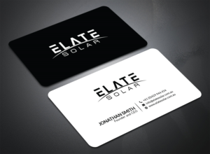 Design de Carte de Visite par Bold Pixels pour Elate Solar | Design : #27632547
