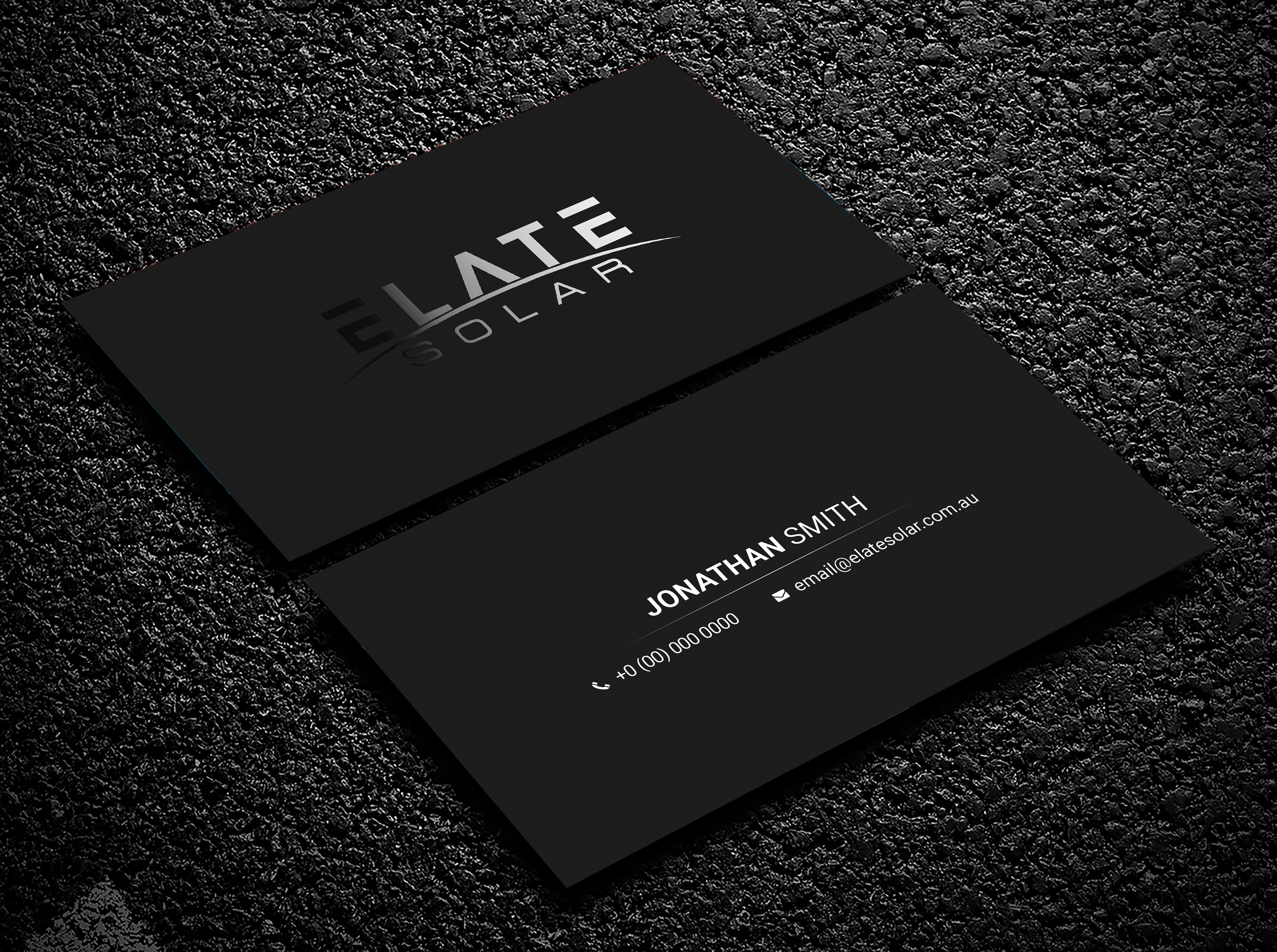 Business Card Design by Bold Pixels for Elate Solar | Design #27633043