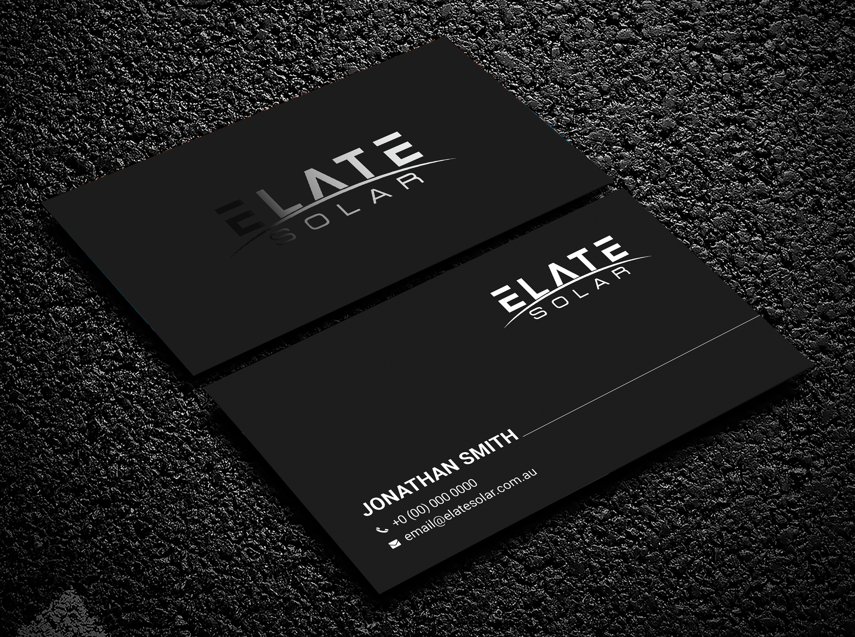 Business Card Design by Bold Pixels for Elate Solar | Design #27633074
