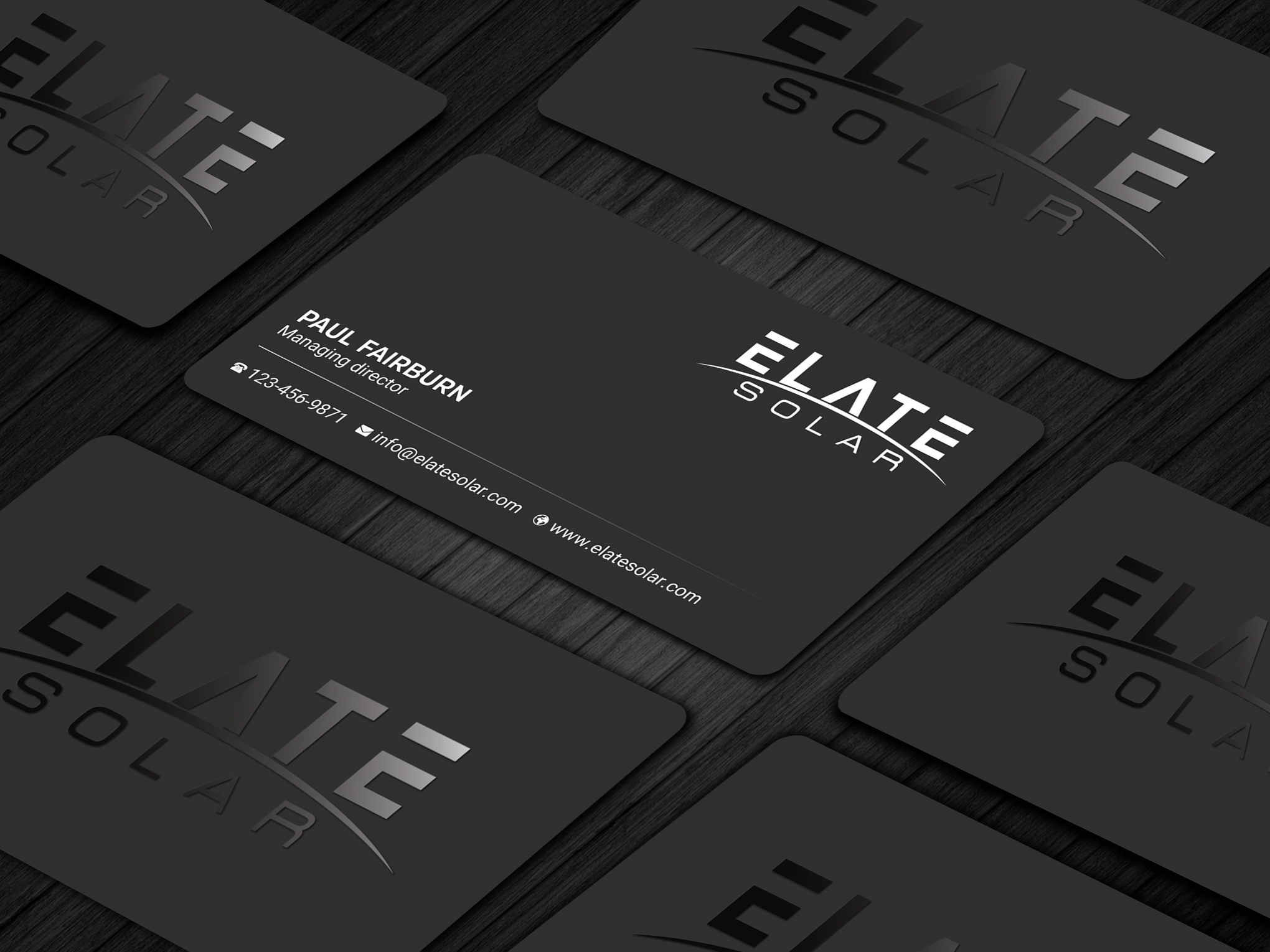 Design de Carte de Visite par Uttom 2 pour Elate Solar | Design #27624695