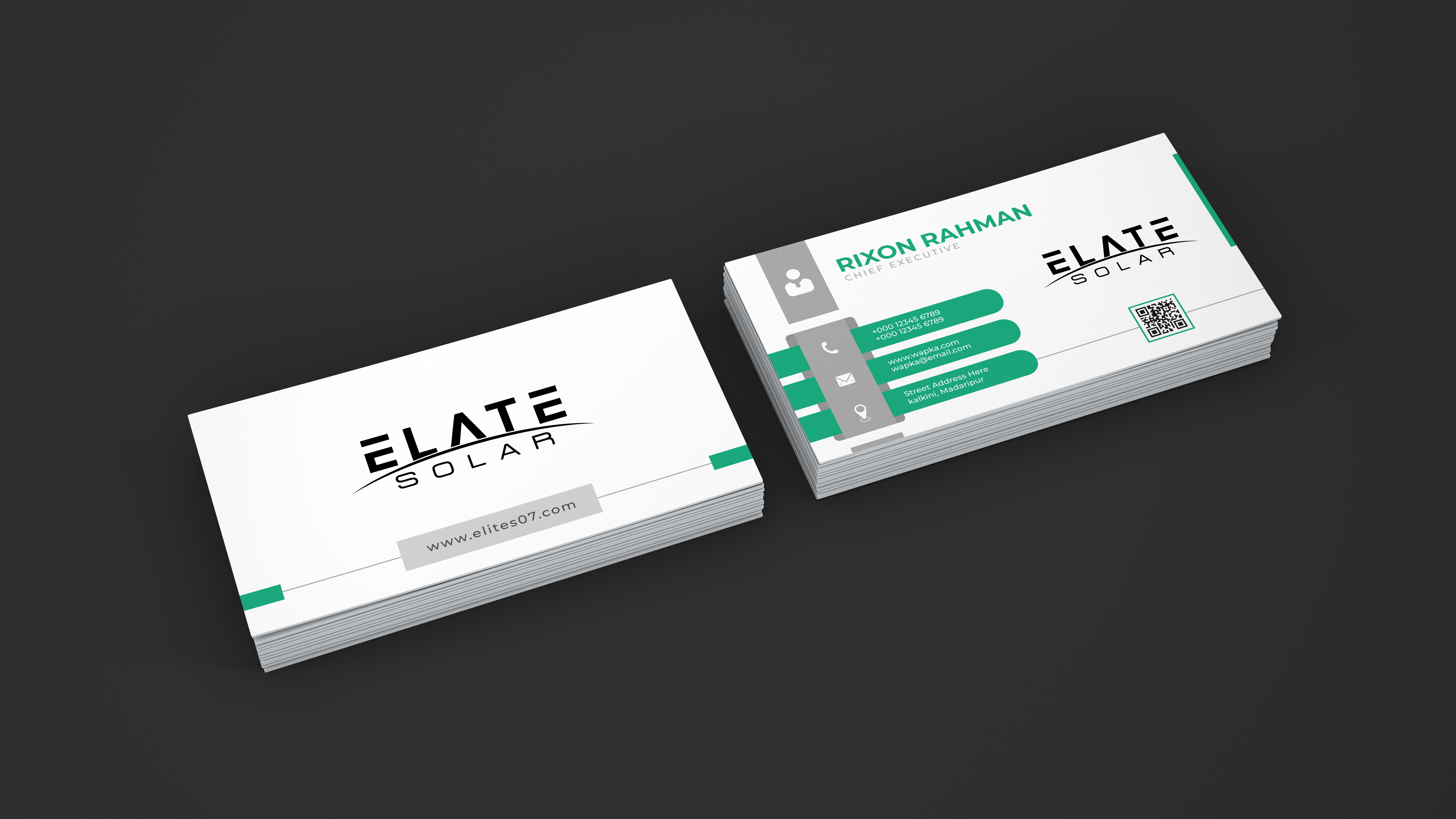 Business Card Design by Remonis.co for Elate Solar | Design #27624634