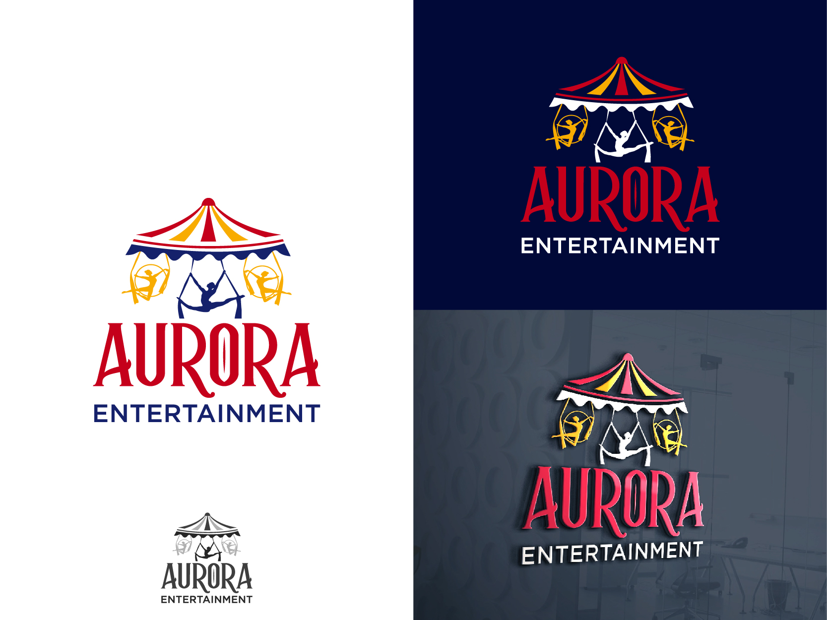 Logo Design by highmaxlogodesigns for Aurora Entertainment | Design #27644200
