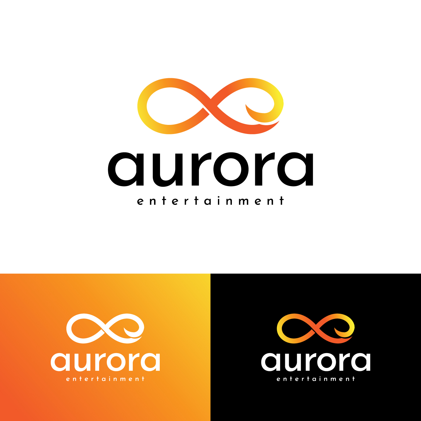 Logo Design by Radsky17 for Aurora Entertainment | Design #27660356