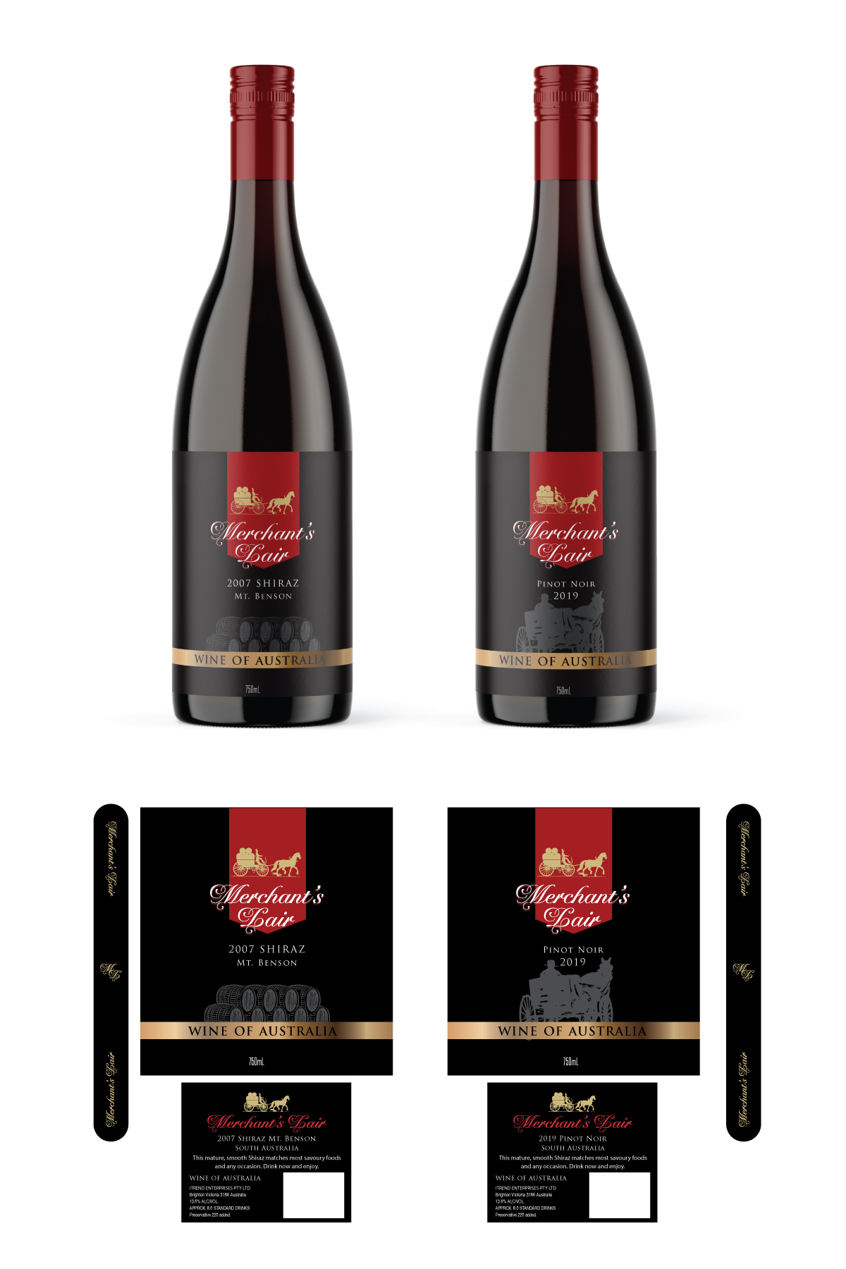 Label Design by Sergio Coelho for this project | Design #27639706