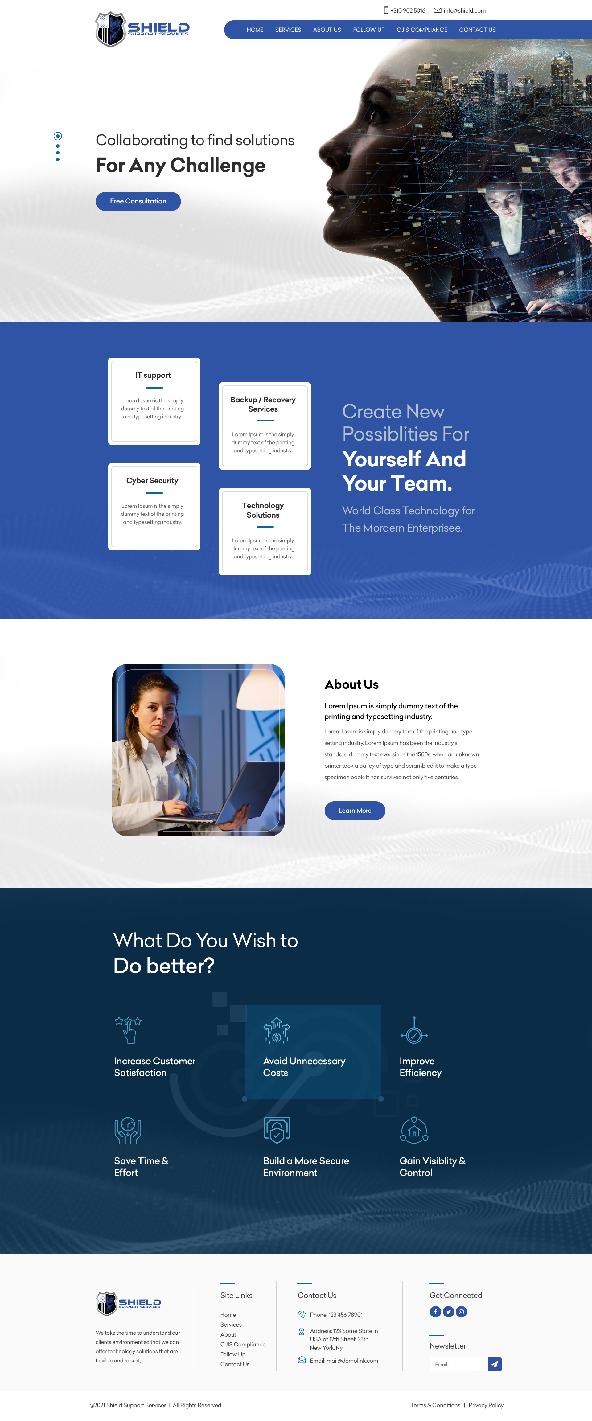 Web Design by Shijo John for this project | Design #27648945