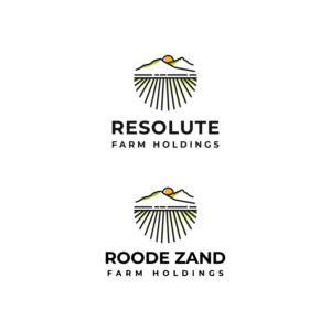 Resolute Farm Holdings / Roode Zand Farm Holdings | Logo Design by JoseDesign