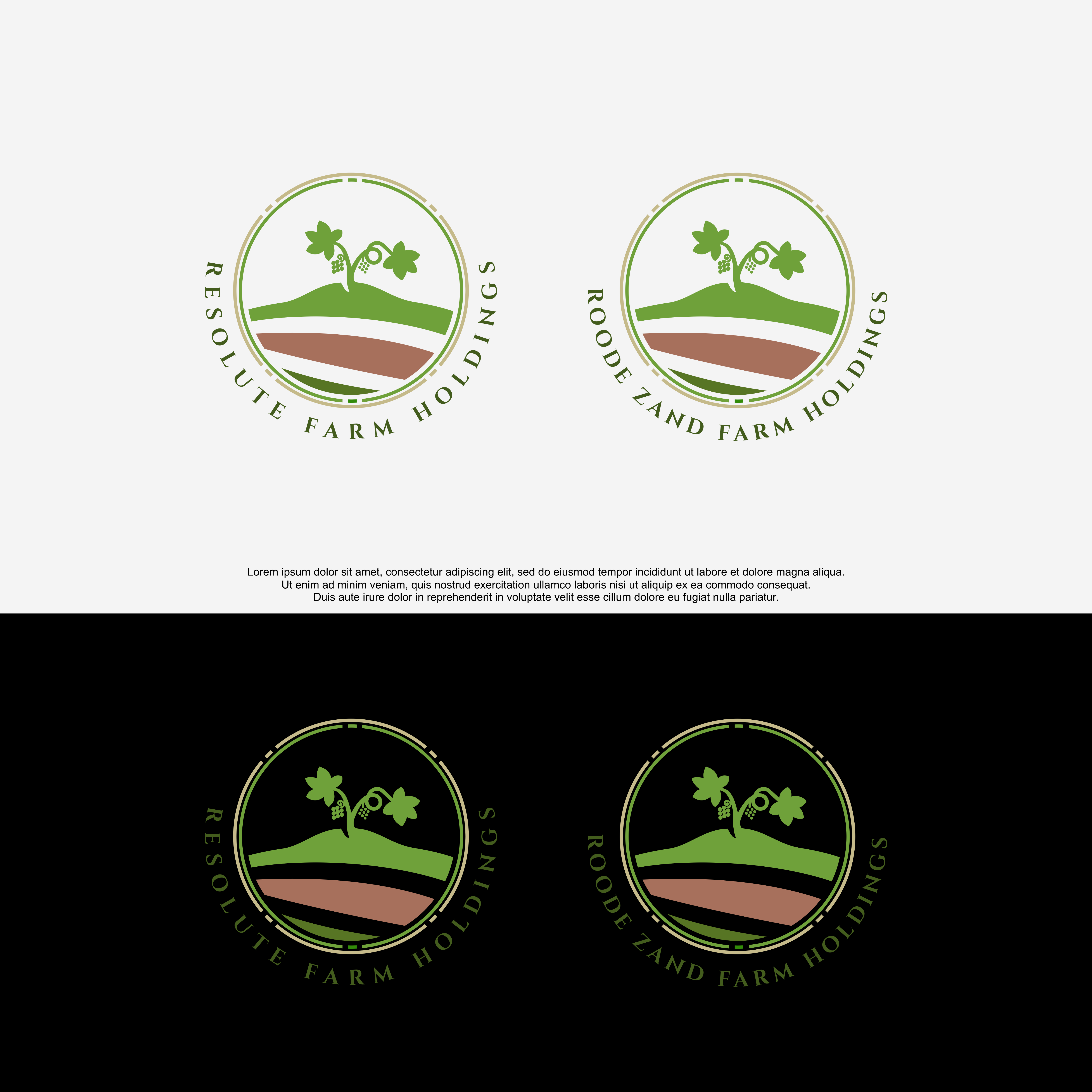 Logo Design by QILLASOFT-Design for Resolute Farm Holdings | Design #27633495